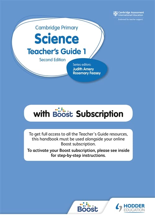 CAMBRIDGE PRIMARY SCIENCE 1 TEACHER'S GUIDE+BOOST SUBSCRIPTION (2ND ED)
