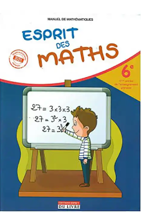 ESPRIT DES MATHS CE6 MANUEL