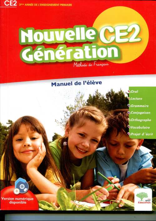 FRANÇAIS CE2 MANUEL (COL, NOUVELLE GENERATION ) N.E