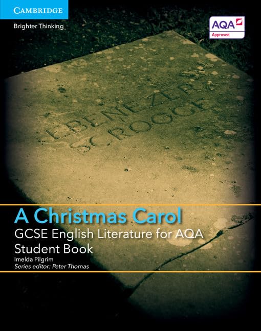 GCSE ENGLISH LITERATURE FOR AQA A CHRISTMAS CAROL SBK