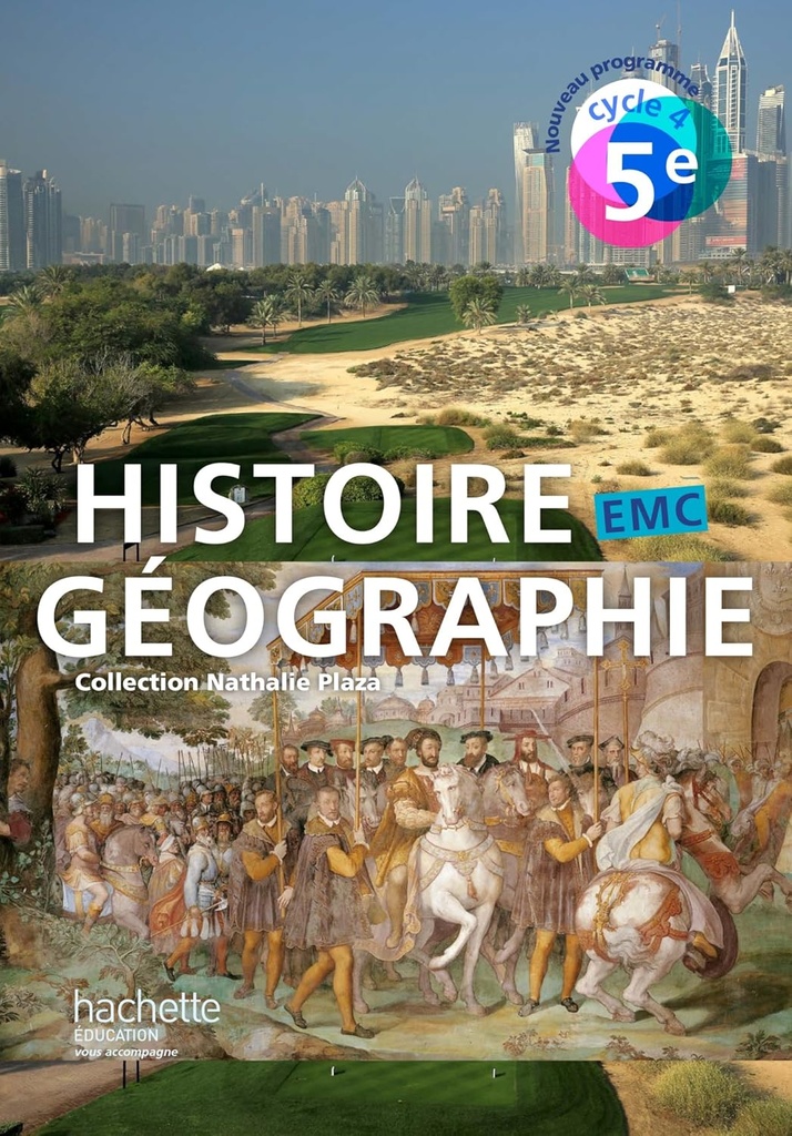 HISTOIRE GEOGRAPHIE EMC 5ÈME CYCLE 4 LIVRE D'ELÈVE (ED 2016)