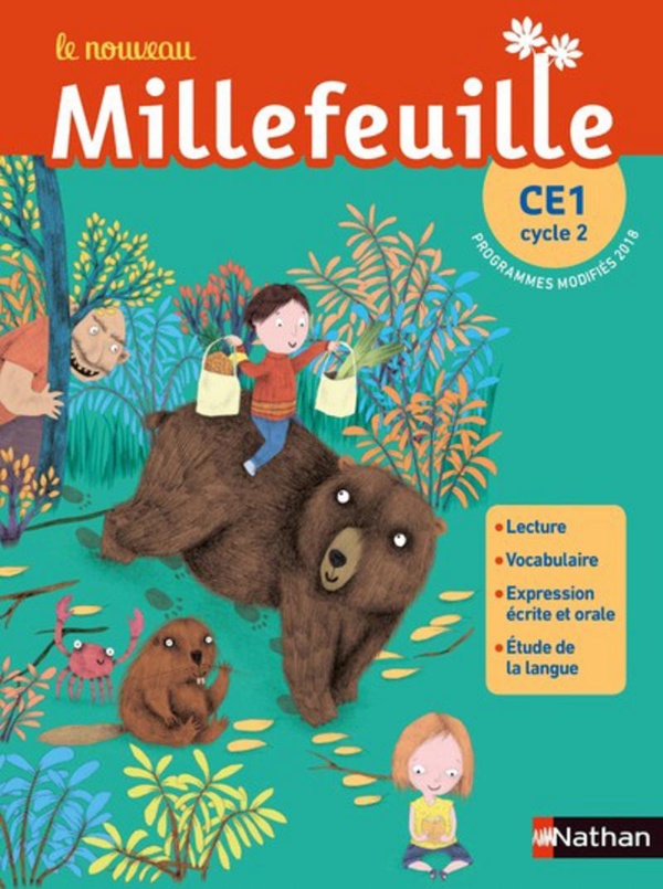 LE NOUVEAU MILLEFEUILLE CE1 MANUEL (ED 2019)