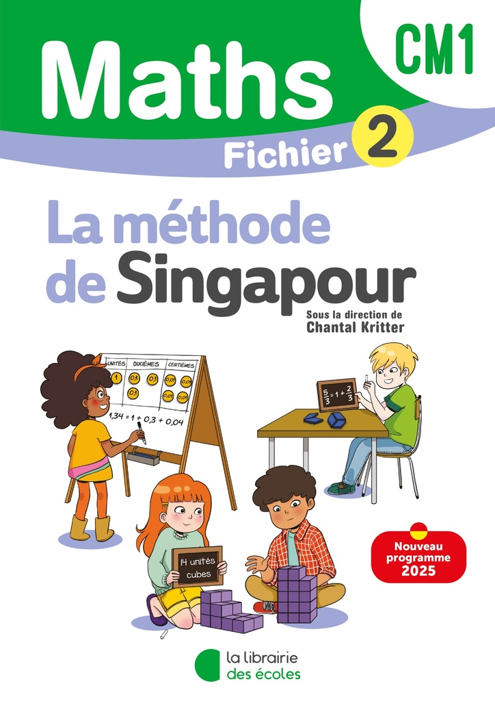 MATHS METHODE DE SINGAPOUR CM1 FICHIER 2  N.E