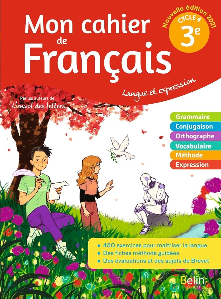 MON CAHIER DE FRANÇAIS 3ÈME (L’ENVOL DES LETTRES) N.E