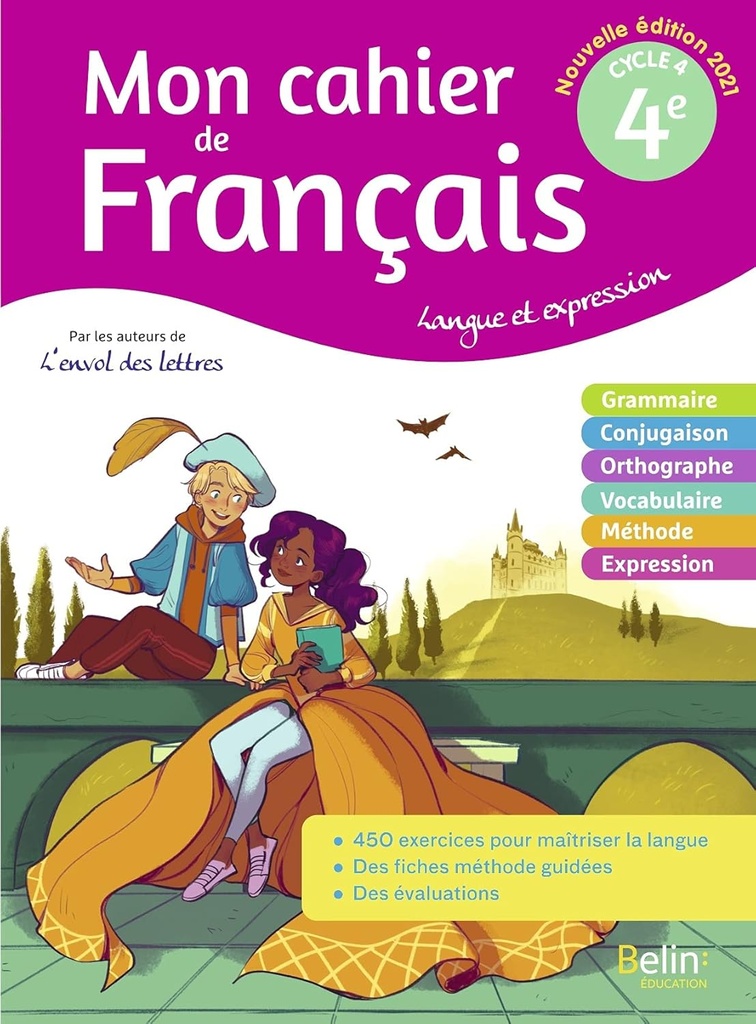 MON CAHIER DE FRANÇAIS 4 E L’ENVOI DES LETTRES