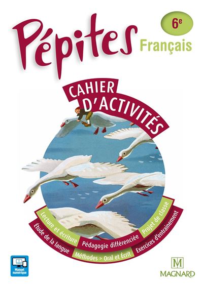 PEPITES FRANÇAIS 6E CAHIER D'ACTIVITES (ED 2020)