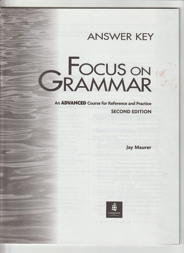 FOCUS GRAMMAR ADVANCED (ANS KEY)