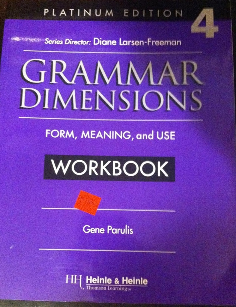 GRAMMAR DIMENSIONS 4 (WB)