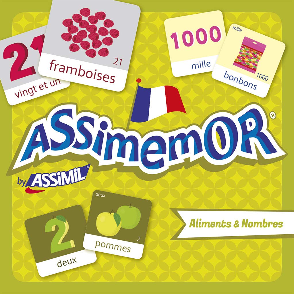 ASSIMIL ASSIMEMOR ALIMENTS & NOMBRES (COFFRET DE 64 CARTES)