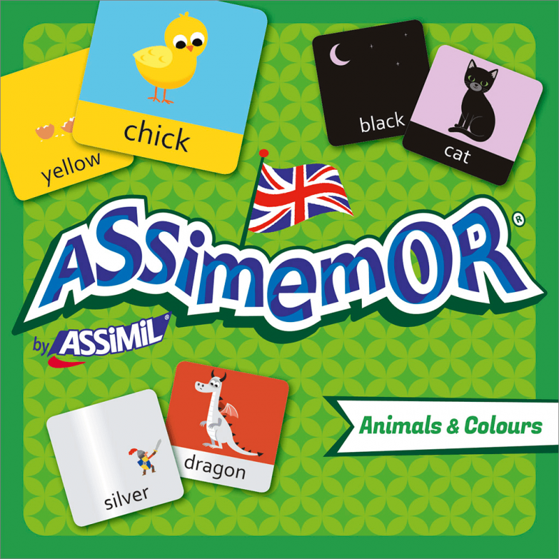 ASSIMIL ASSIMEMOR ANIMALS & COLOURS (COFFRET DE 64 CARTES)
