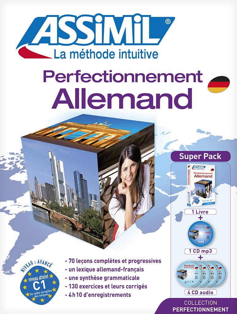 ASSIMIL PERFECTIONNEMENT ALLEMAND (LIVRE+4 CD AUDIO+1 CD MP3)