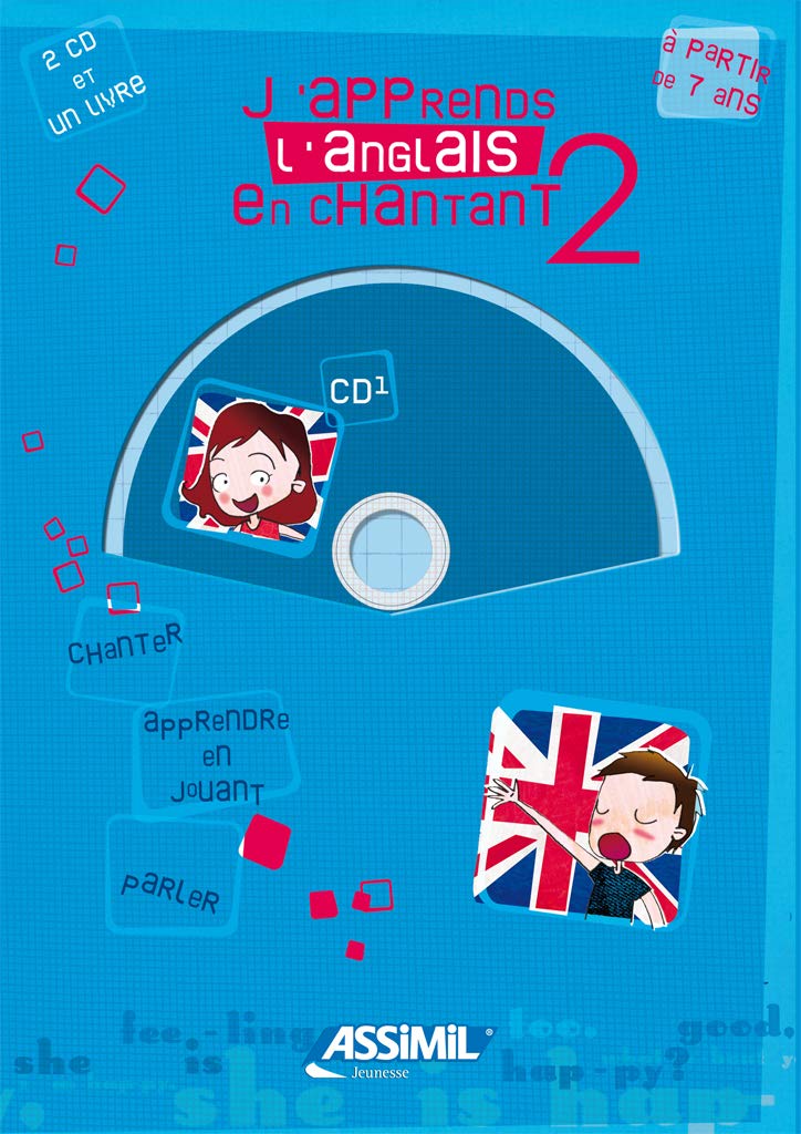 ASSIMIL J'APPRENDS L'ANGLAIS EN CHANTANT2 (LIVRE+2CD) N.E