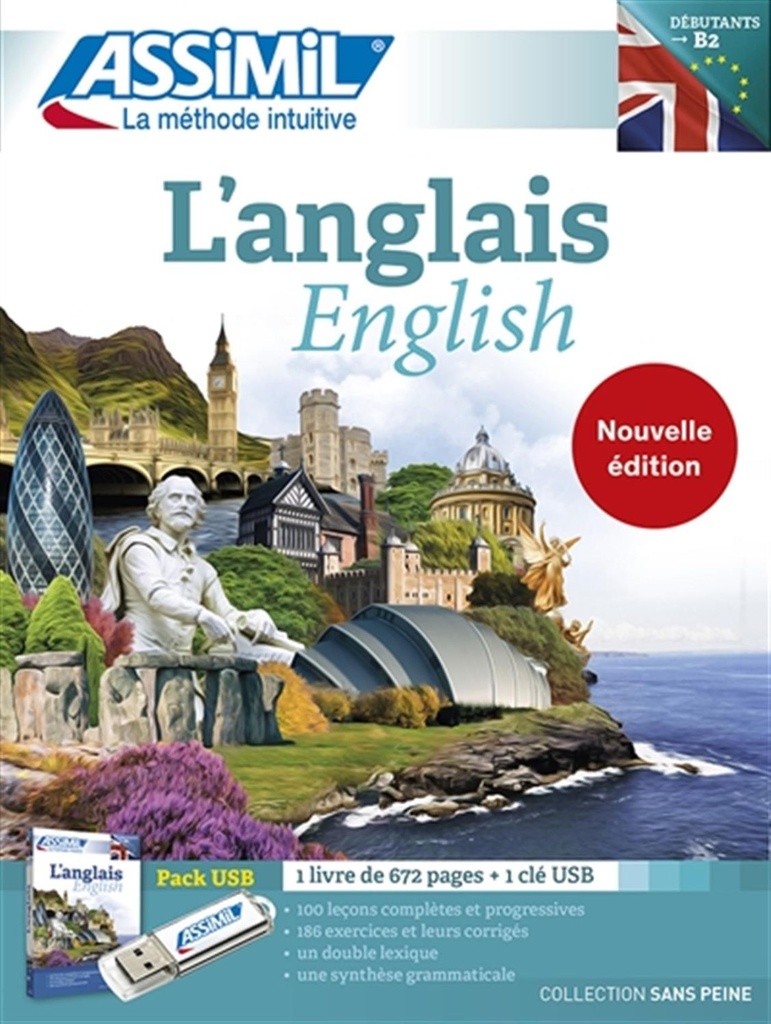 ASSIMIL L'ANGLAIS (LIVRE+3CD) N.E