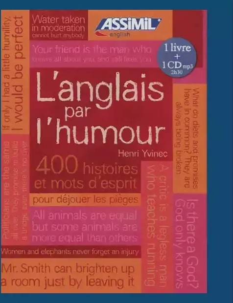ASSIMIL L'ANGLAIS PAR L'HUMOUR (LIVRE +CD MP3)