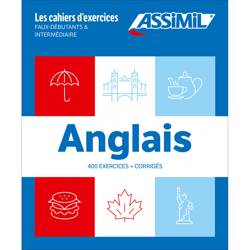 ASSIMIL LES CAHIERS D'EXERCICES ANGLAIS COFFRET FAUX DEBUTANT & INTERM (LIVRE)