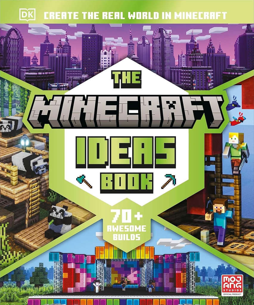 The Minecraft Ideas Book: 70+ Awesome Builds (Hardback)