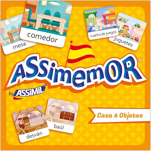 ASSIMIL ASSIMEMOR CASA & OBJETOS (COFFRET DE 64 CARTES)