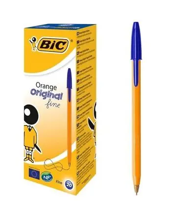 Stylo à bille Bic Pointe Fine Bleu