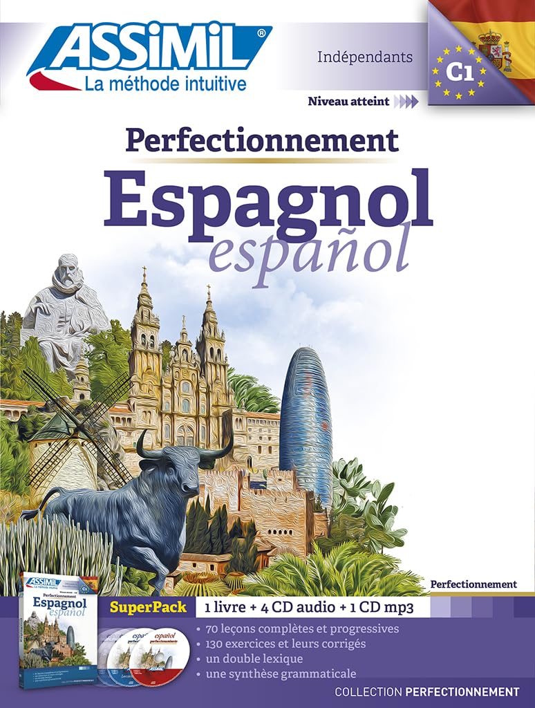 ASSIMIL PERFECTIONNEMENT ESPAGNOL (LIVRE + 4CD & MP3) N.E
