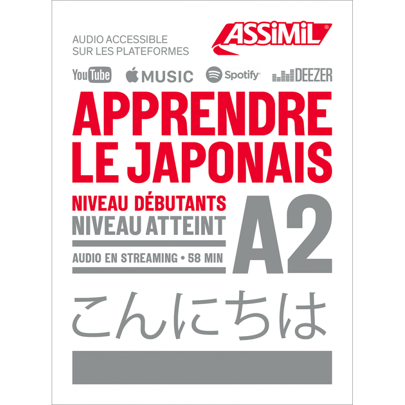 ASSIMIL APPRENDRE LE JAPONAIS DEBUTANT (LIVRE+AUDIO EN STREAMING)