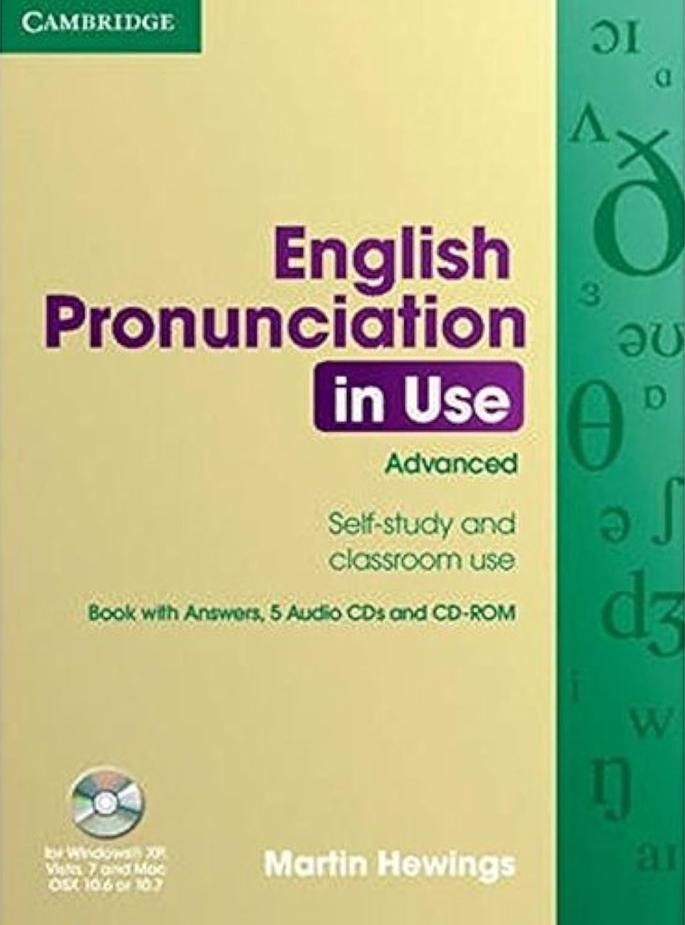 ENGLISH PRONUNCIATION IN USE ADVANCED+CD-ROM & CDS (5) & KEY