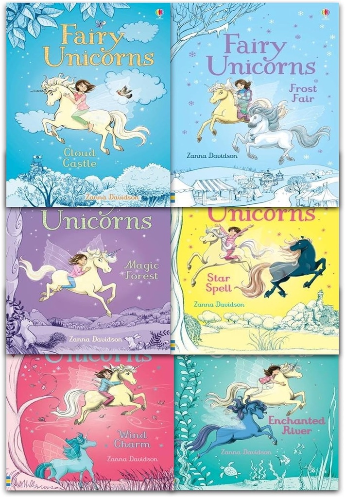 Usborne Fairy Unicorns Series Box Set (6 Books)