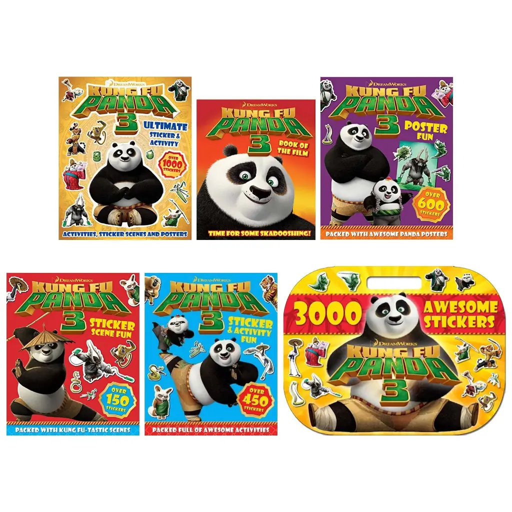 Kung Fu Panda Collection 6 Books Set
