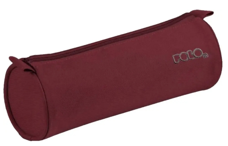 Trousse Polo Ronde 1 Compartiment Bordeaux