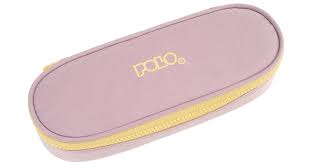 Trousse Polo Ronde 1 Compartiment Mauve
