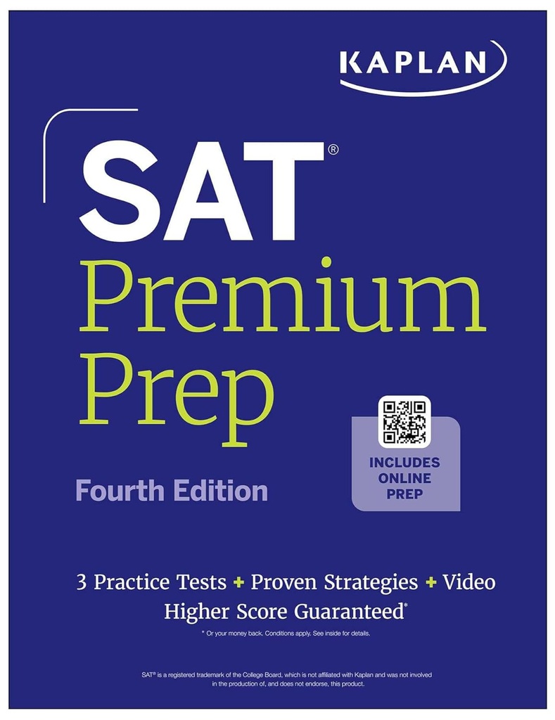 SAT Premium Prep 2026 (3 Practice Tests, Proven Strategies & Video Higher Score Guaranteed) (4th Ed)