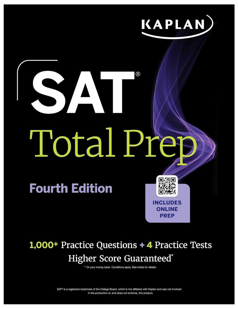 SAT Total Prep 2026 (1000 Practice Questions,4 Practice Tests Higher Score Guaranteed) (4th Ed)