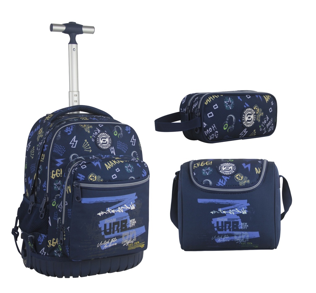Cartable Roulette 3 Pièces Trolley URB New York City