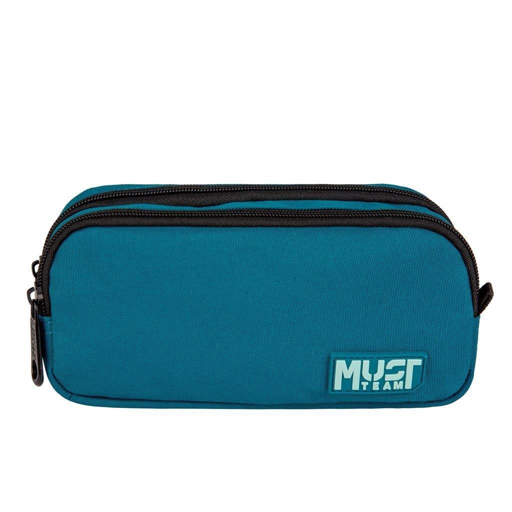 Trousse 2 Poches Rectangulaire Must Team Bleu Petrole