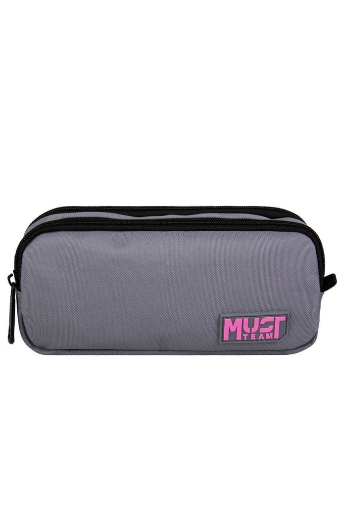 Trousse 2 Poches Rectangulaire Must Team Gris