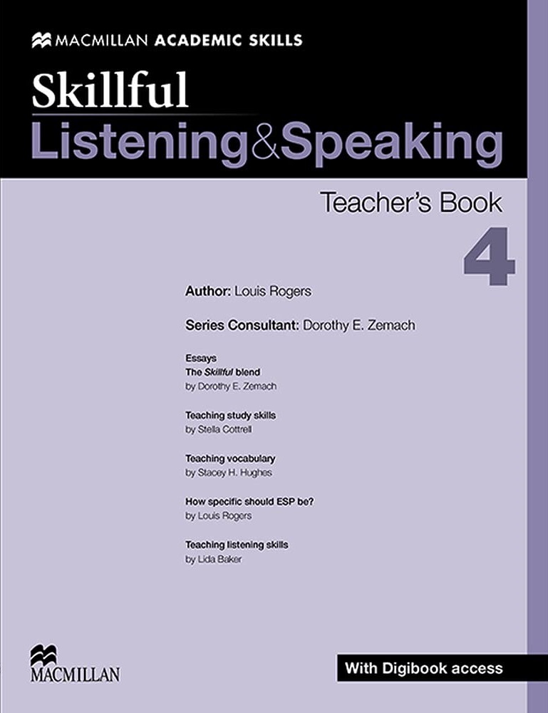 SKILLFUL LISTENING & SPEAKING 4 TBK+DIGIBOOK