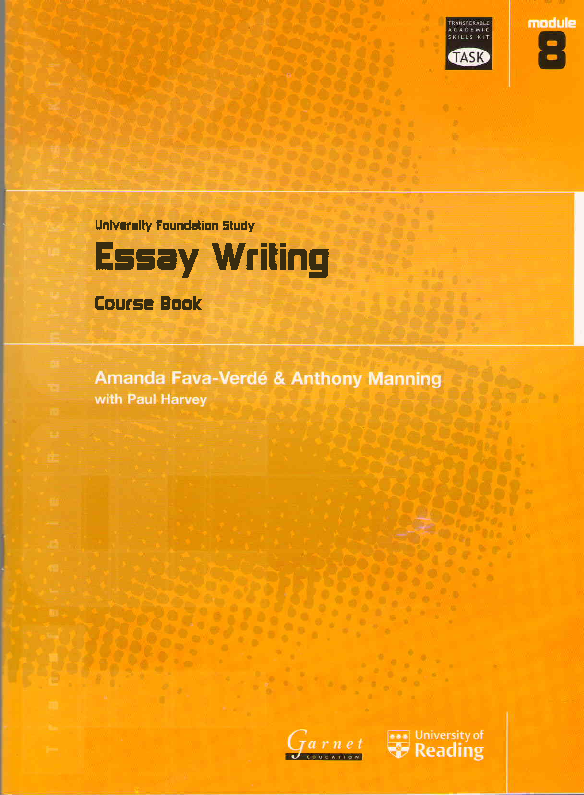TRANSFERABLE ACADEMIC SKILLS KIT:TASK 8 ESSAY WRITING CBK