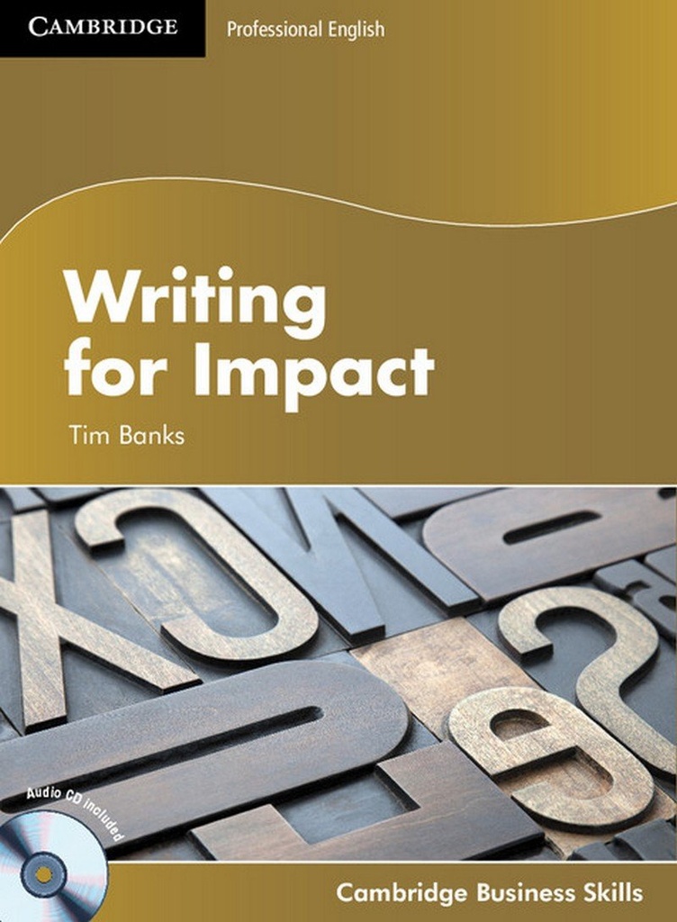 WRITING FOR IMPACT SBK+CD (UPPER-INTERM / ADVANCED)