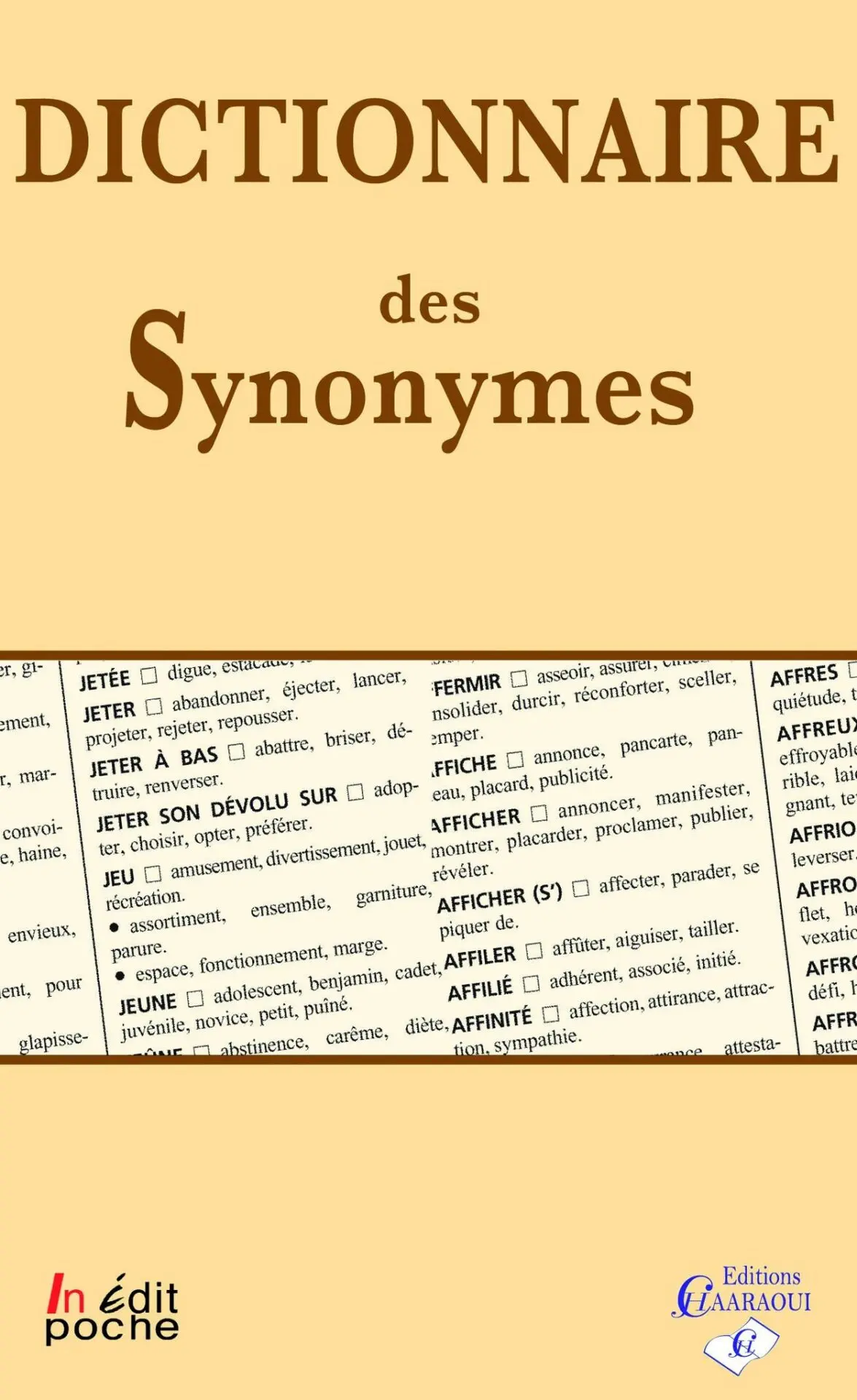 DICTIONNAIRE DES SYNONYMES