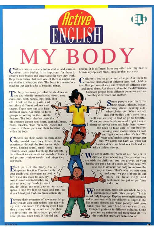 ACTIVE ENGLISH MY BODY