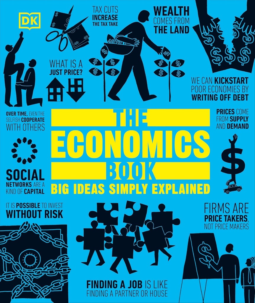 THE ECONOMICS BOOK : BIG IDEAS SIMPLY EXPLAINED (HARDBACK) N.E