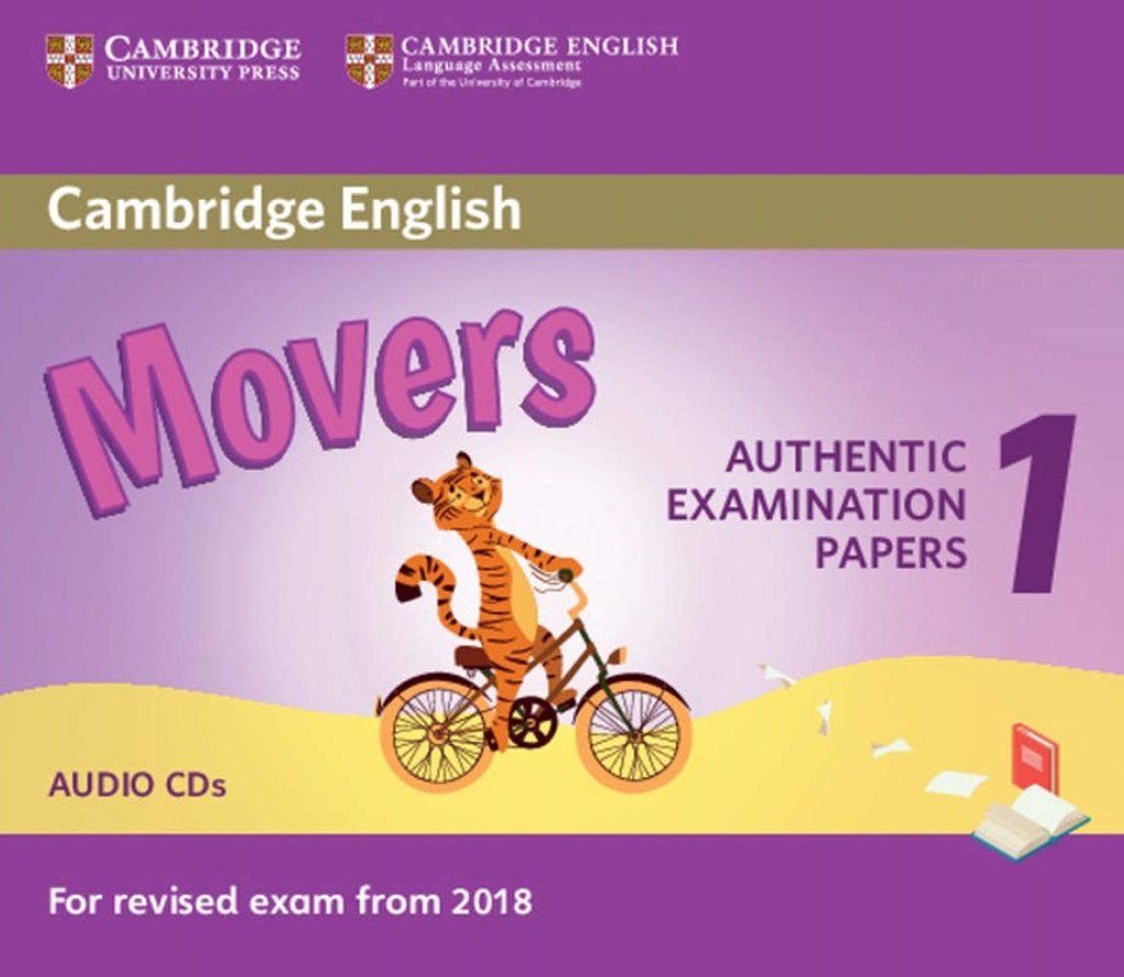 CAMBRIDGE ENGLISH MOVERS 1 AUDIO CDS (2) (AUTHENTIC EXAMINATION PAPERS FOR REVISED EXAM FROM 2018)