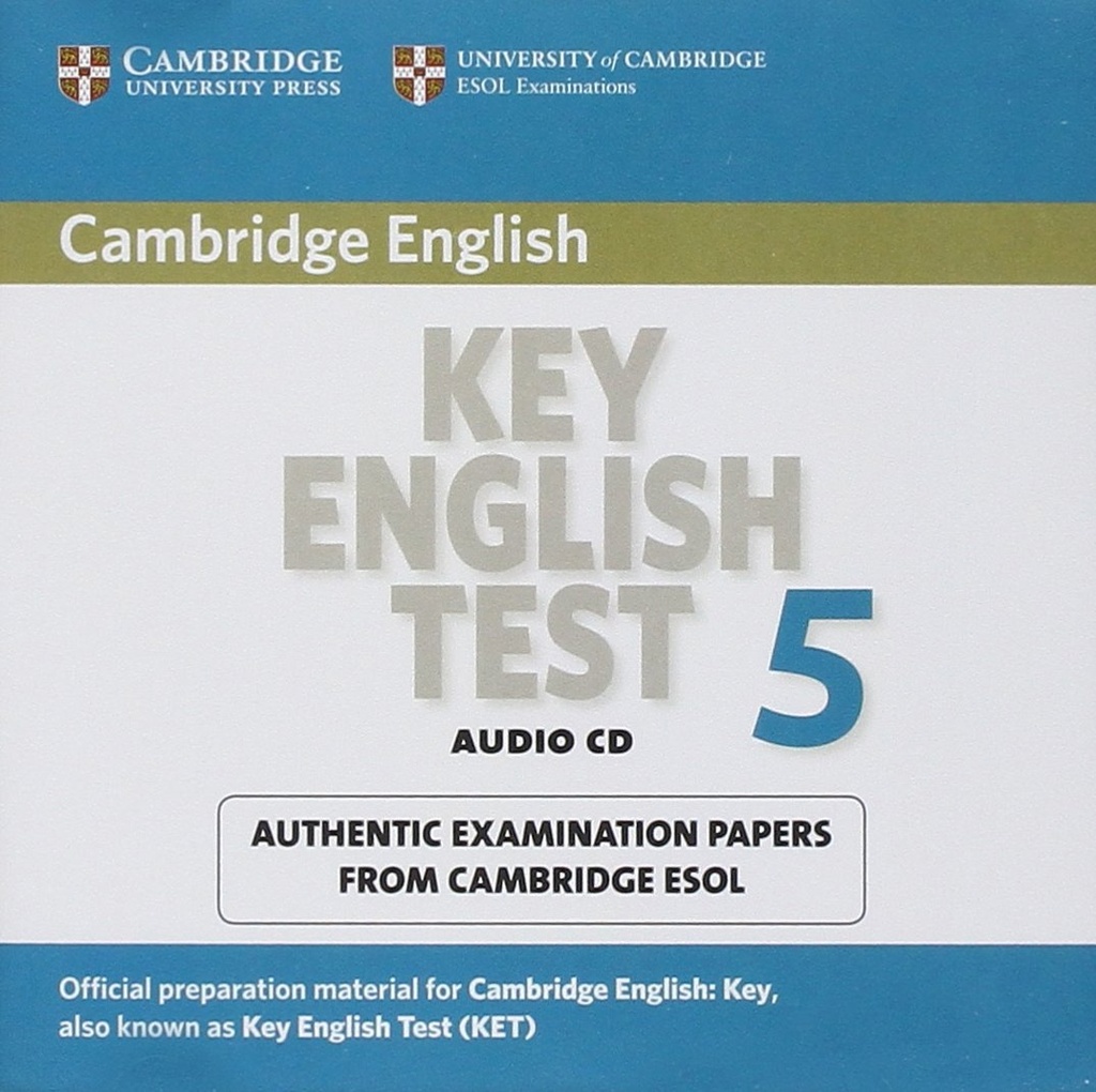 CAMBRIDGE KEY ENGLISH TEST 5 AUDIO CD