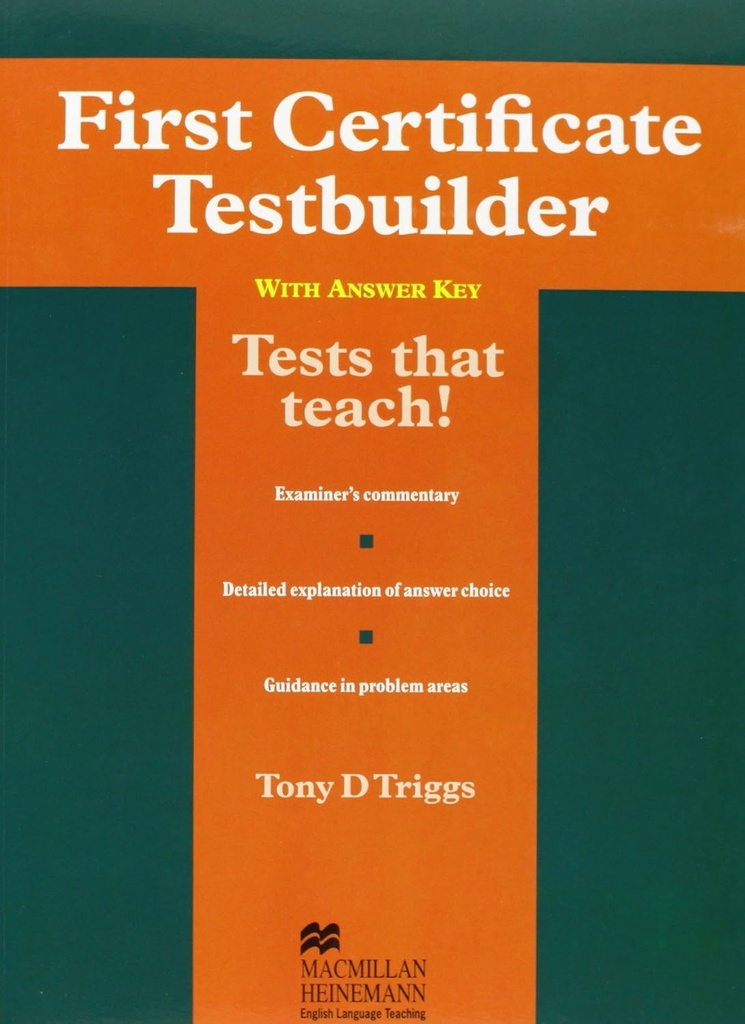 FIRST CERTIFICATE TESTBUILDER+KEY