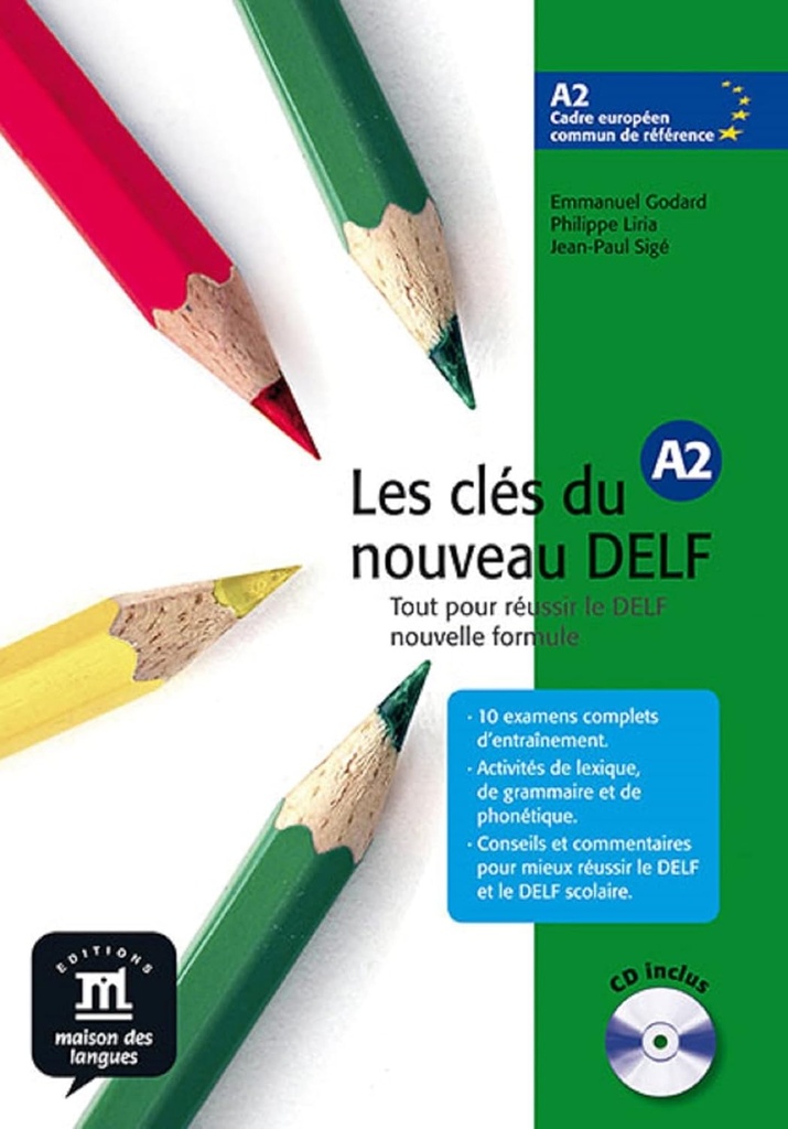 LES CLES DU NOUVEAU DELF A2 LIVRE DE L'ELÈVE+CD