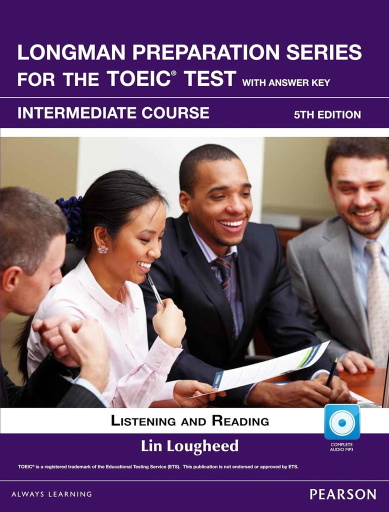 LONG PREP SERIES FOR THE TOEIC TEST:LISTENING & READING INTERM SBK+CD-ROM & KEY
