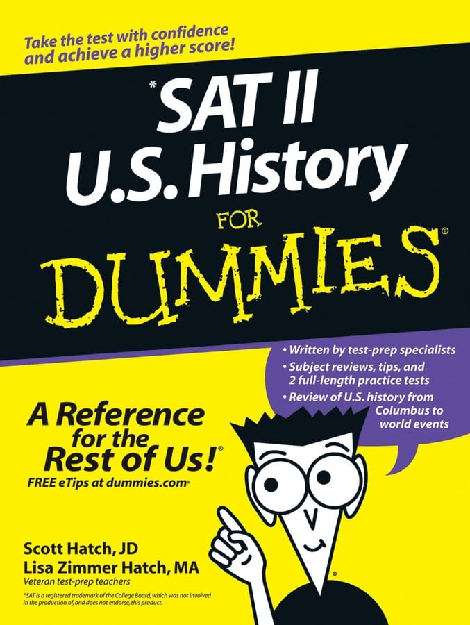 SAT II U.S. HISTORY FOR DUMMIES