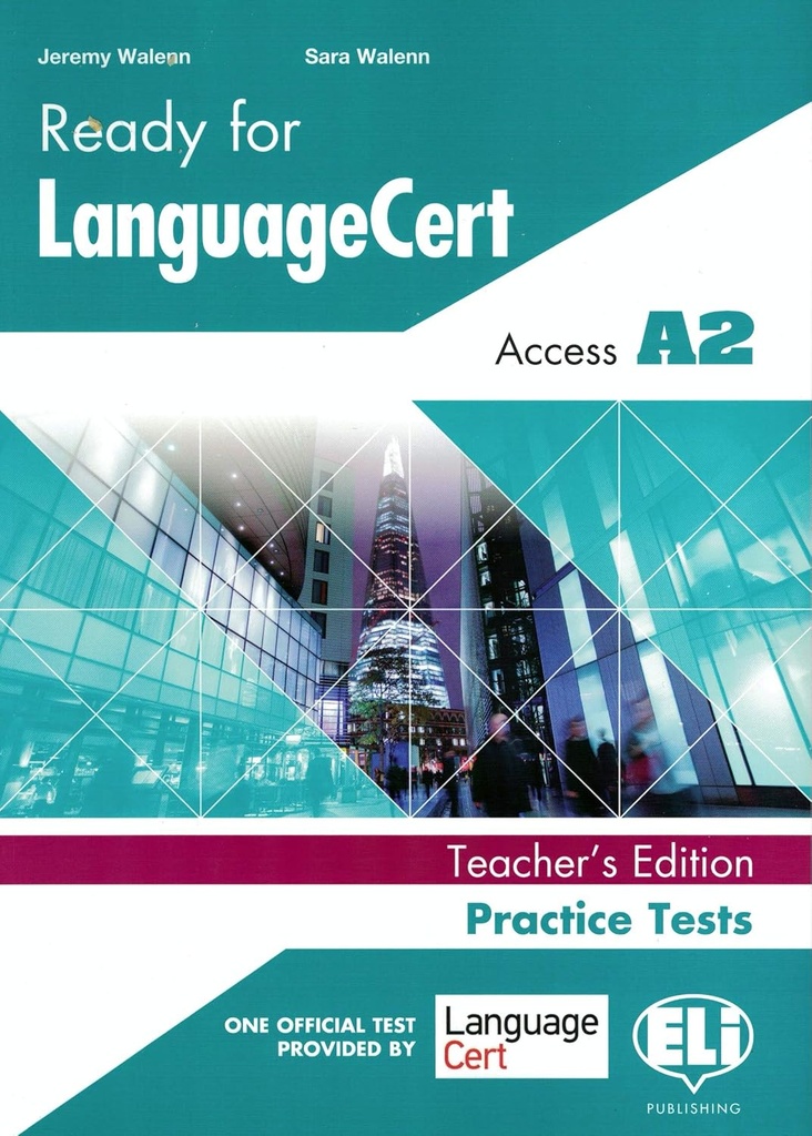 READY FOR LANGUAGECERT ACCESS A2 PRACTICE TESTS TBK