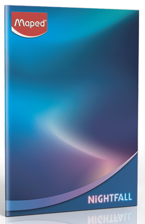 CAHIER PIQUE 192P 24*32 SEYES MAPED 72G