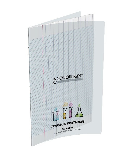 CAHIER T.PRATIQUE 96P SEYES 90/120G 21*29.7 TRANSP CONQUERANT