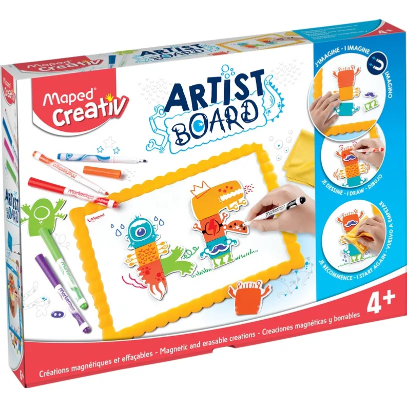 ARDOISE MAGNETIQUE EFFAÇABLE+ ACCESS ARTIS CREATIV 4 ANS PLUS MAPED
